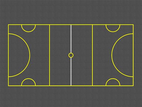 Netball/Mini Football Court (Outline)